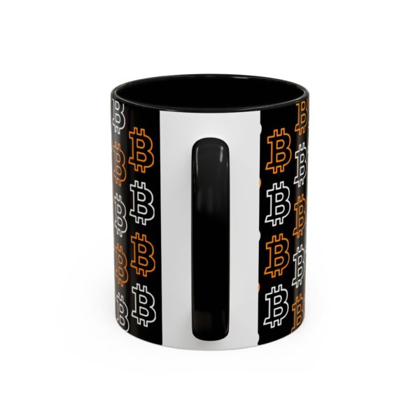 Bitcoin B-Liever Accent Coffee Mug (11, 15oz) - Image 4
