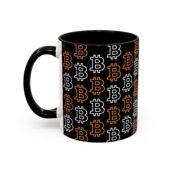Bitcoin B-Liever Accent Coffee Mug (11, 15oz) - Image 3