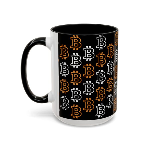 Bitcoin B-Liever Accent Coffee Mug (11, 15oz) - Image 7