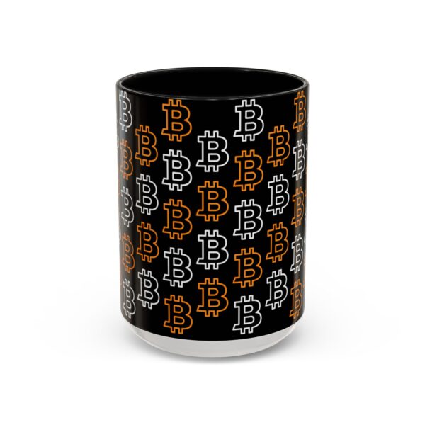 Bitcoin B-Liever Accent Coffee Mug (11, 15oz) - Image 5