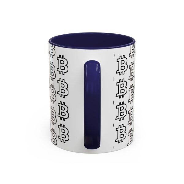 Bitcoin B-Liever Accent Coffee Mug (11, 15oz) - Image 8