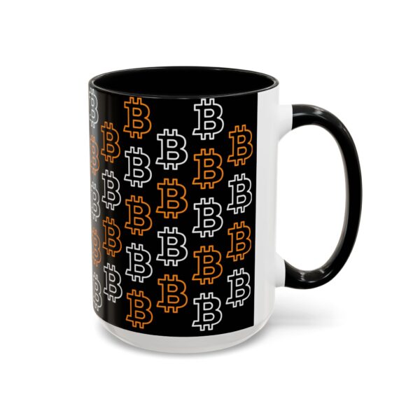Bitcoin B-Liever Accent Coffee Mug (11, 15oz) - Image 6