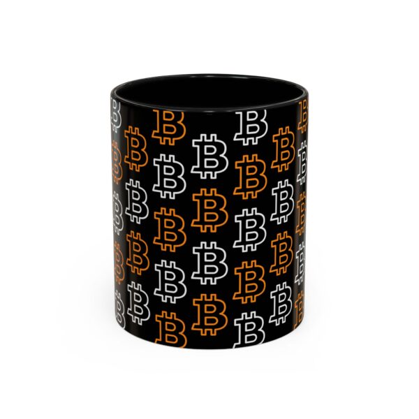 Bitcoin B-Liever Accent Coffee Mug (11, 15oz)