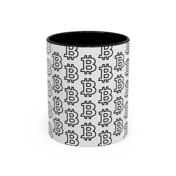 Bitcoin B-Liever Accent Coffee Mug (11, 15oz)