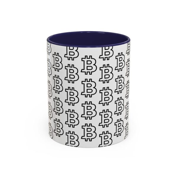 Bitcoin B-Liever Accent Coffee Mug (11, 15oz) - Image 5