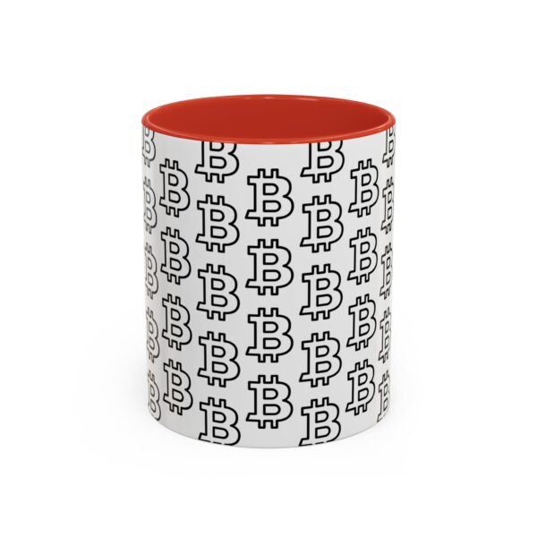 Bitcoin B-Liever Accent Coffee Mug (11, 15oz) - Image 9