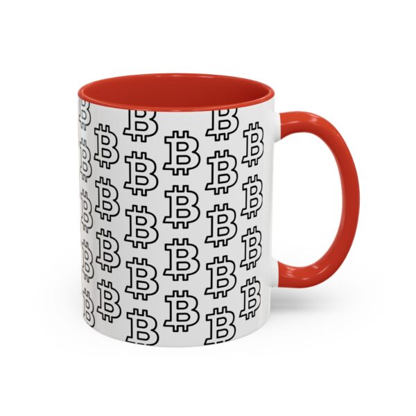 Bitcoin B-Liever Accent Coffee Mug (11, 15oz) - Image 10