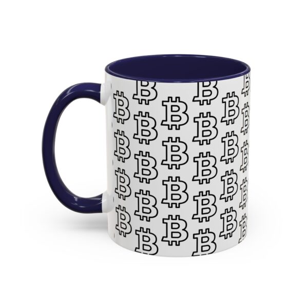 Bitcoin B-Liever Accent Coffee Mug (11, 15oz) - Image 7