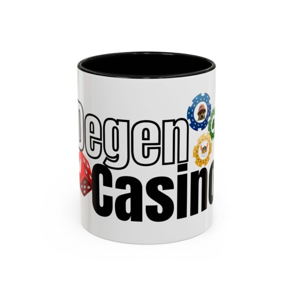 Degen Casino Accent Coffee Mug (11, 15oz)