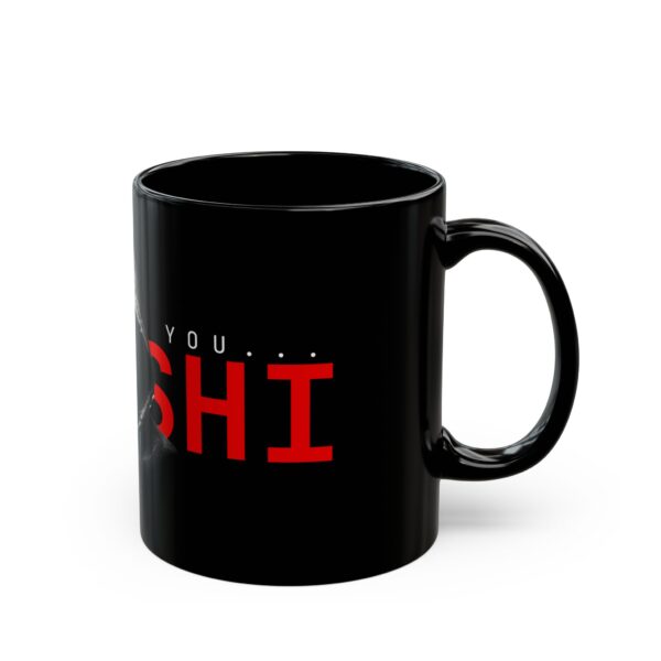 Thank you Satoshi Black Mug (11oz, 15oz) - Image 2