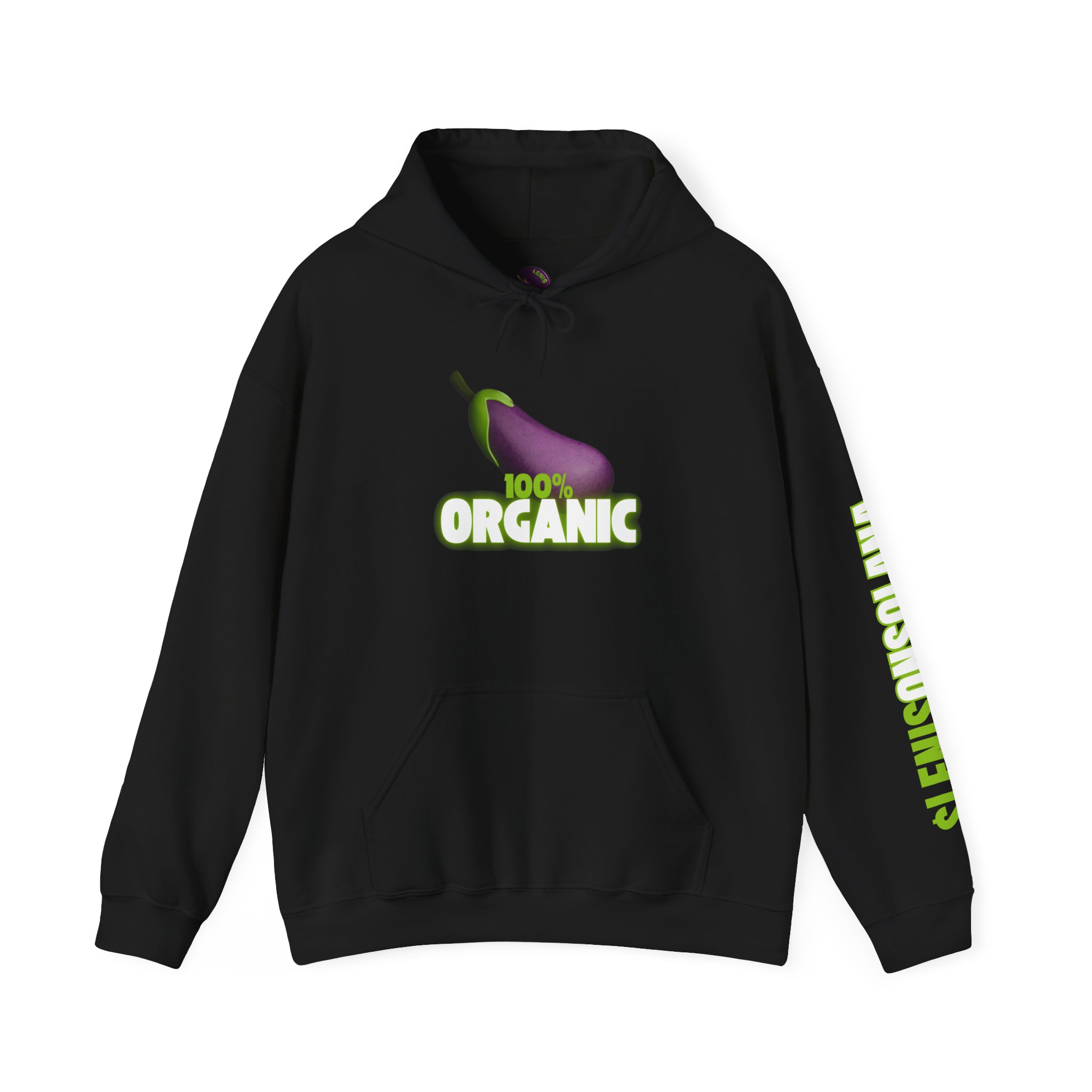 This Lenis is 100% Organic Unisex Heavy Blend™ Hooded Sweatshirt
