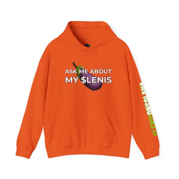 Ask Me About My Lenis Unisex Heavy Blend™ Hooded Sweatshirt