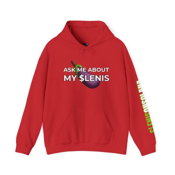 Ask Me About My Lenis Unisex Heavy Blend™ Hooded Sweatshirt - Image 4