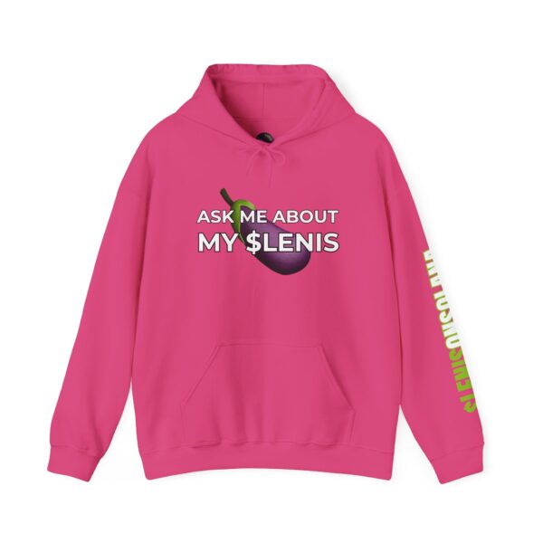 Ask Me About My Lenis Unisex Heavy Blend™ Hooded Sweatshirt - Image 5